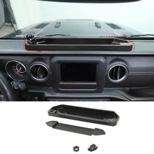 For 2018-2023 Jeep Wrangler JL & Gladiator JT Interior Center Console Dash Panel Storage Box Tray Mount Phone Holder RT-TCZ
