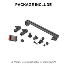 For 2018-2023 Jeep Wrangler JL & Gladiator JT Interior Center Console Mobile Phone Holder GPS Bracket RT-TCZ