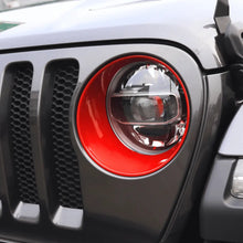 For 2018-2023 Jeep Wrangler JL & Gladiator JT Sport Front Headlight Bezels Trim RT-TCZ