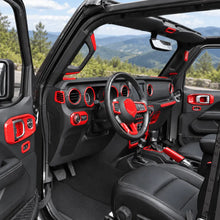 For 2018-2023 Jeep Wrangler JLU & Gladiator JT 4-Door 39PCS Full Set Interior Decoration Trim Kit Cover RT-TCZ