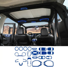 For 2018-2023 Jeep Wrangler JLU & Gladiator JT Full Set Interior Decoration Trim Kit 4Door 23PCS RT-TCZ
