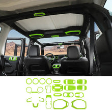 For 2018-2023 Jeep Wrangler JLU & Gladiator JT Full Set Interior Decoration Trim Kit 4Door 23PCS RT-TCZ