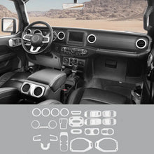 For 2018-2023 Jeep Wrangler JLU & Gladiator JT Full Set Interior Decoration Trim Kit 4Door 23PCS RT-TCZ