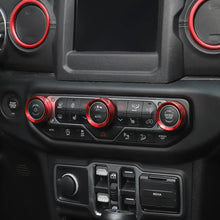 For 2018-2023 Jeep Wrangler & Gladiator JT Air Conditioning Headlight Switch Dashboard Air Vent Trim Ring (8 pcs) RT-TCZ