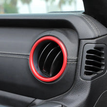For 2018-2023 Jeep Wrangler & Gladiator JT Air Conditioning Headlight Switch Dashboard Air Vent Trim Ring (8 pcs) RT-TCZ