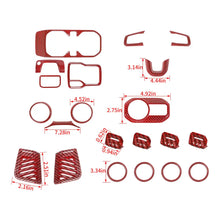 For 2018-2023 Jeep WranglerJL/Gladiator JT 21 x Interior Center Console Trim Kit RT-TCZ