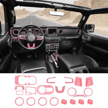 For 2018-2023 Jeep WranglerJL/Gladiator JT 21 x Interior Center Console Trim Kit RT-TCZ