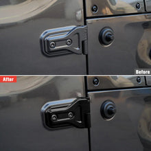 For 2018-2025 Jeep Wrangler JL 4-Door Door Hinge Spare Tire Holder Decor Cover Trim RT-TCZ