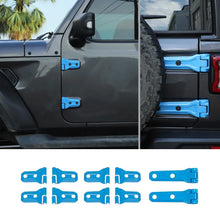 For 2018-2025 Jeep Wrangler JL 4-Door Door Hinge Spare Tire Holder Decor Cover Trim RT-TCZ