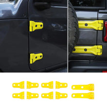 For 2018-2025 Jeep Wrangler JL 4-Door Door Hinge Spare Tire Holder Decor Cover Trim RT-TCZ