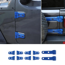 For 2018-2025 Jeep Wrangler JL 4-Door Door Hinge Spare Tire Holder Decor Cover Trim RT-TCZ