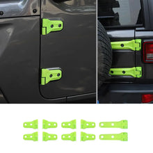For 2018-2025 Jeep Wrangler JL 4-Door Door Hinge Spare Tire Holder Decor Cover Trim RT-TCZ