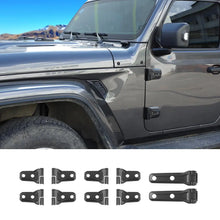 For 2018-2025 Jeep Wrangler JL 4-Door Door Hinge Spare Tire Holder Decor Cover Trim RT-TCZ