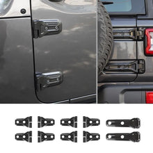 For 2018-2025 Jeep Wrangler JL 4-Door Door Hinge Spare Tire Holder Decor Cover Trim RT-TCZ
