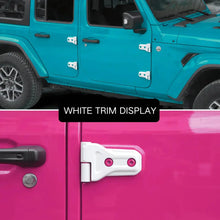 For 2018-2025 Jeep Wrangler JL JLU & Gladiator JT Door Hinge Covers Protector Decoration Trim Kit RT-TCZ