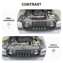 For 2018-2026 Jeep Wrangler JL / Gladiator JT Upper Radiator Cover Plate Durable Engine Bay Trim RT-TCZ