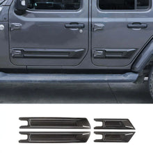For 2018+ 4 Door Jeep Wrangler JL/JT 4pcs Door Scuff Guard Protector Cover Trim RT-TCZ
