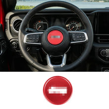 For 2018+ For Jeep Wrangler JL & Gladiator JT Interior Car Console Steering Wheel Center Panel Cover Trim RT-TCZ