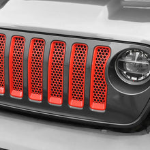 For 2018+ JL Wrangler/JT Gladiator Front Honeycomb Mesh Grille Inserts Trim Low-end Version RT-TCZ