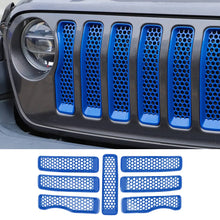 For 2018+ JL Wrangler/JT Gladiator Front Honeycomb Mesh Grille Inserts Trim Low-end Version RT-TCZ