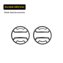 For 2018+ Jeep Gladiator JT Car Rear Halogen Lamp Taillight & Front Headlight Decor Cover Trim Kit (6 pcs) RT-TCZ