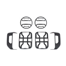 For 2018+ Jeep Gladiator JT Car Rear Halogen Lamp Taillight & Front Headlight Decor Cover Trim Kit (6 pcs) RT-TCZ