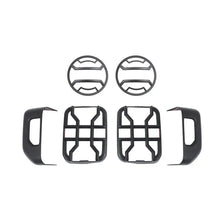 For 2018+ Jeep Gladiator JT Car Rear Halogen Lamp Taillight & Front Headlight Decor Cover Trim Kit (6 pcs) RT-TCZ