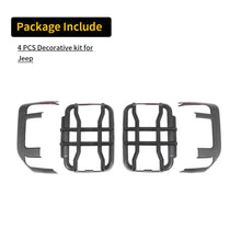 For 2018+ Jeep Gladiator JT Exterior LED Rear Tail Light Guards Cover Trim (4 pcs) RT-TCZ