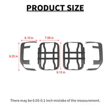 For 2018+ Jeep Gladiator JT Exterior LED Rear Tail Light Guards Cover Trim (4 pcs) RT-TCZ