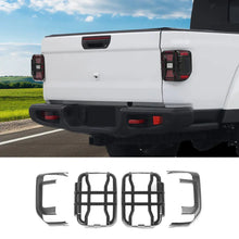 For 2018+ Jeep Gladiator JT Exterior LED Rear Tail Light Guards Cover Trim (4 pcs) RT-TCZ