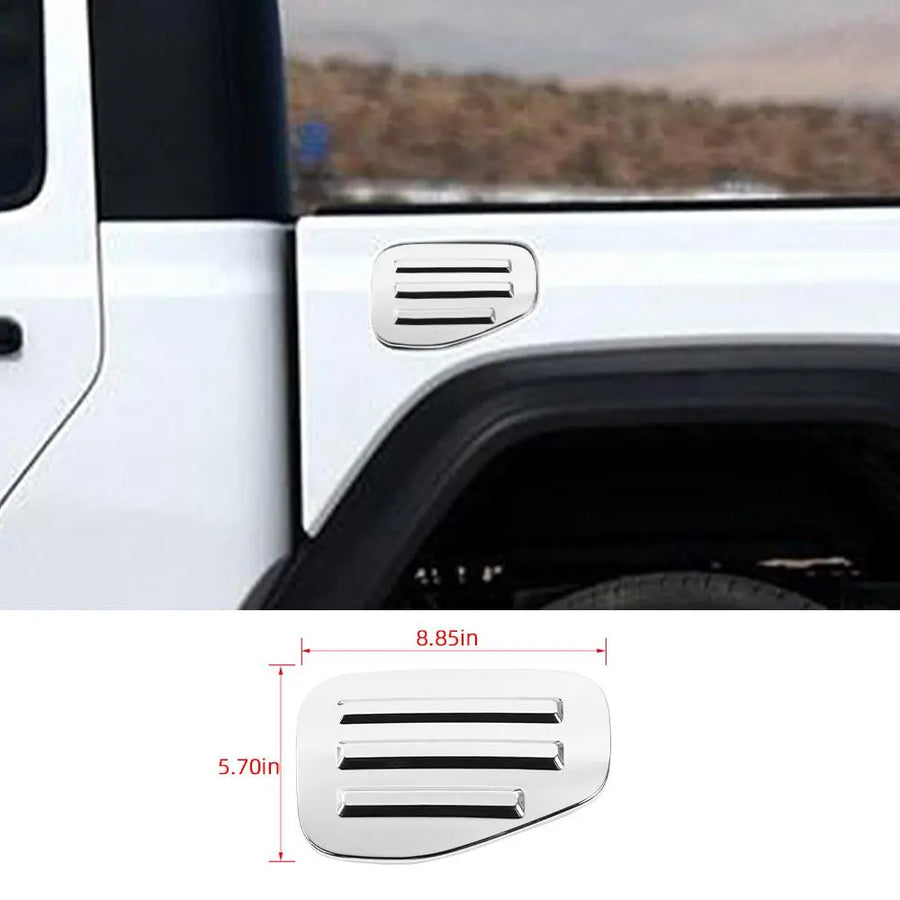 RT-TCZ Filler Fuel Tank Gas Cap Cover Decor For 2018+ Jeep