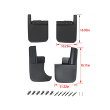 For 2018+ Jeep Gladiator JT Front & Rear Mud Flaps Guards Splash Flares RT-TCZ