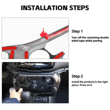 For 2018+ Jeep Renegade Air Conditioning Control Switch Panel Cover Trim RT-TCZ