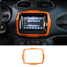 For 2018+ Jeep Renegade Center Console LED Screen Frame Decor Trim RT-TCZ