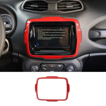 For 2018+ Jeep Renegade Center Console LED Screen Frame Decor Trim RT-TCZ