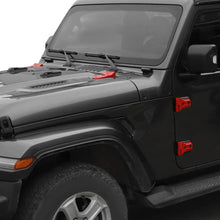 For 2018+ Jeep Wrangler JL 16 x Side Door+Hood+Spare Tire Hinge Cover Trim 2Dr RT-TCZ