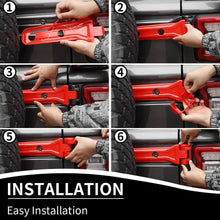 For 2018+ Jeep Wrangler JL 16 x Side Door+Hood+Spare Tire Hinge Cover Trim 2Dr RT-TCZ