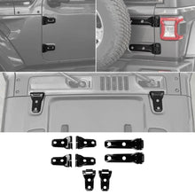 For 2018+ Jeep Wrangler JL 16 x Side Door+Hood+Spare Tire Hinge Cover Trim 2Dr RT-TCZ