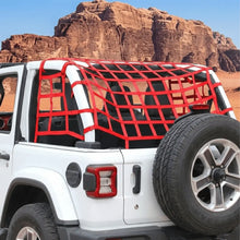For 2018+ Jeep Wrangler JL 2-Door 3pcs Side Cargo Luggage Mesh Net Kit RT-TCZ