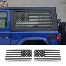 For 2018+ Jeep Wrangler JL 2 Door  American Flag Window Decals Vinyl Rear Window Stickers RT-TCZ