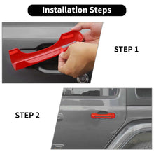 For 2018+ Jeep Wrangler JL 2-Door Exterior Door &Tailgate Handle Cover Trim Shell RT-TCZ