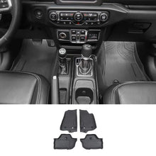 For 2018+ Jeep Wrangler JL 2 Door TPE Cargo Liners Floor Mats  All Weather RT-TCZ
