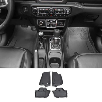 For 2018+ Jeep Wrangler JL 2 Door TPE Cargo Liners Floor Mats  All Weather RT-TCZ
