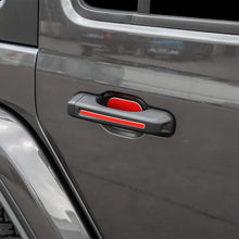 For 2018+ Jeep Wrangler JL 2-Door Version Exterior Door Handle Bowl Sticker Trim Cover (3 pcs) RT-TCZ