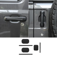 For 2018+ Jeep Wrangler JL 2-Door Version Exterior Door Handle Bowl Sticker Trim Cover (3 pcs) RT-TCZ
