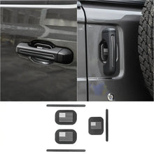 For 2018+ Jeep Wrangler JL 2-Door Version Exterior Door Handle Bowl Sticker Trim Cover (3 pcs) RT-TCZ