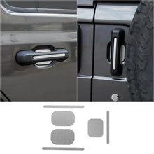 For 2018+ Jeep Wrangler JL 2-Door Version Exterior Door Handle Bowl Sticker Trim Cover (3 pcs) RT-TCZ