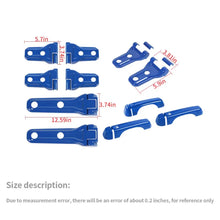 For 2018+ Jeep Wrangler JL 2-Dr 11 x Door Handle/Door & Engine Hood & Spare Tire Bracket Hinge Trim Cover RT-TCZ