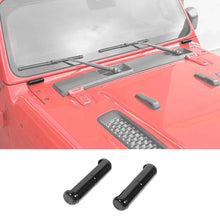 For 2018+ Jeep Wrangler JL 2 x Front Windshield Hinge Decor Exterior Trim RT-TCZ