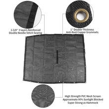 For 2018+ Jeep Wrangler JL 2Door Mesh Shade Top Cover Provides UV Insulation Net Short Size RT-TCZ